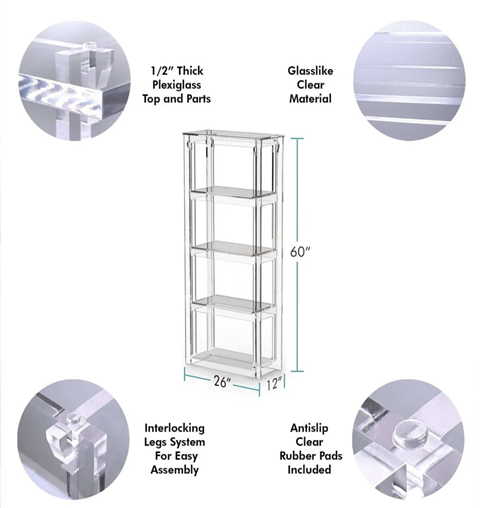 Tall bookcase - Prismatic Furnishings