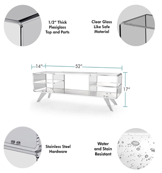 Atomic media console - Prismatic Furnishings