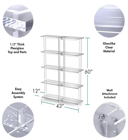 Grand Bookcase - Prismatic Furnishings