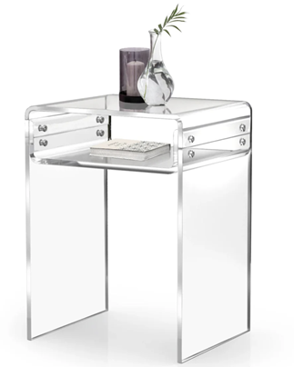 Waterfall nightstand - Prismatic Furnishings