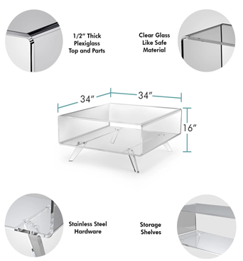 Atomic coffee table - Prismatic Furnishings